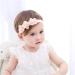 2 x Toddler Flower Girl Shoes + Headband | Non-Slip Soft Special Occasions Christening Wedding Party Shoes | Size 0-6 Months | Pink - Buy Online on GoSupps.com
