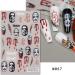 Halloween Nail Stickers 6 Sheets Self-Adhesive Nail Decal Ghost Skull Witch Spider Nail Art Decoration Design Supplies - Buy Online on GoSupps.com