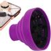 Ysvnlmjy Hair Dryer Vent Hood - Foldable Silicone Hair Dryer Nozzle Heat Resistant | Soft Blow Dryer Accessory Multifunctional Hair Styling Supplies for Girls Purple - Buy Online on GoSupps.com