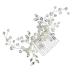 Didiseaon 1pc Pearl Comb Rhinestone Hair Accessories Crystal Side Comb Hair Comb Hair Claw Clips for Women Pearl Hair Barrettes Wedding Side Comb Alloy Rhinestones Props Bride