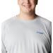 Columbia Men's Terminal Tackle Long Sleeve Shirt - Cool Grey/Vivid Blue - Large - Buy Online on GoSupps.com