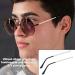 Shop LNQ LUNIQI Silver Metal Glasses Frame - Universal Replacement Brackets for Thin Sunglasses - International Shipping Available - Buy Online on GoSupps.com