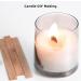 Ziosxin 50Pcs Set Thicken Smokeless Cherry Wood Candle Wicks | Long Lasting Flame | Natural Candle Cores with Stand | 50 Sets of Thickened Wood Wicks - Buy Online on GoSupps.com