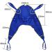 Universal Patient Lift Sling Medical Padded Sling with Head Support Divided Leg Shower Sling for Transfers from Bed to Wheelchair - Buy Online on GoSupps.com