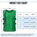 TOWOLF 6PCS Green Scrimmage Vests - X-Large Soccer Training Pinnies for Team Practice - Buy Online on GoSupps.com
