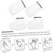 Healeved 6 Pairs Hand and Foot Mask Wax Tools Paraffin Wax Mitt Paraffin Wax Liners Thermal Mitten Paraffin Wax for Hands Spa Gloves and Socks Boot Glove Polyester White Take a Bath Remover - Buy Online on GoSupps.com