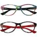 Hyyiyun 2Pairs Bifocal Reading Glasses Women Cateye Designer Clear Lenses Readers - 1.75x with Hard Case and Pouch - Buy Online on GoSupps.com