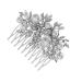 TOVINANNA Bridal Comb Bride Pearls Hair Comb Bridal Hair Comb Bridesmaid Hair Comb Bride Hair Comb Wedding Hair Accessory Rhinestone Hair Comb Wedding Hair Comb