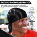 DACKRITO Premium Satin Durag Pack - 2 Pieces Silky Doo Rag Set for Men and Women - Long Tail for 360 Waves - Black (Pack of 2) - Buy Online on GoSupps.com