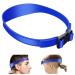 Fade Guide for Men Haircut Adjustable Hair Trimming Guide Neckline Shaving Template Silicone Curved Haircut Band Self Hair Trimming Guide Band for DIY Home Haircuts (Blue)