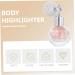 FRCOLOR 1Pc body air bag powder spray bottles for hair shimmer sparkle pressed spray bottle for highlighter Pink medium - Buy Online on GoSupps.com