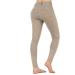 Beroy Girls Equestrian Breeches - Kids Full Seat Horse Riding Pants, Khaki Large - Buy Online on GoSupps.com