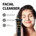 Black Mountain Baer Gentle Daily Facial Cleanser with Botanical Ingredients Rose Water Turmeric Charcoal & Aloe Cream Cleanser with Licorice Root & Vitamin C for Bright Clear Healthy Skin - Buy Online on GoSupps.com