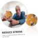 Lurrose 2PC Metal Massage Balls for Stress Relief | Reusable Cloisonn Baoding Balls for Meditation & Fitness | International Shipping Available - Buy Online on GoSupps.com
