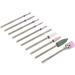 Nail Art Drill Bits Rough Surfaces Removal Tungsten Steel Ceramic Heads Easy Nail Shaping Less Dust Universal Compatibility - Buy Online on GoSupps.com