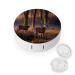 Contact Lens Case Nature Wild Animal Deers Portable Travel Contact Lens Box Contact Lens Storage Box