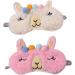 FOMIYES 6 Pcs Sherpa Fleece Eye Masks Plush Sleep Masks for Women & Kids Travel-Friendly Animal Sleeping Masks - Buy Online on GoSupps.com