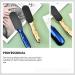 Beaupretty Glass Shaver & Cleaning Brush - Pedicure Tool for Callus Removal & Foot Care - Buy Online on GoSupps.com