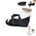 Adjustable plaster shoes postoperative shoes medical walking shoes with Magic sticker suitable for foot sprains ankle fractures toes suitable for left and right feet(L) Large