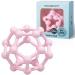 McGmitt Sensorik Beißring Ball Greifball for babies to grip and chew flexible silicone motor ball baby toys newborn gene ball toys gifts for early childhood education (pink) A-arosa