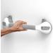 AquaChase 17" Bathroom Suction Grab Bar with Indicators  Steady Handle Balance Assist for Shower  Bathtub  Toilet  Dual Tone (White/Grey)  Pack of 2 White/Grey  Pack of 2 17in - Buy Online on GoSupps.com