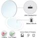 Diane Travel Mirror with Light 1x/10x Compact Magnifying Mirror Handheld 2-Sided Pocket Mirror Led Small Makeup Mirror for Purses Mirror for Handbag Round USB Charging 3.5in (White) - Buy Online on GoSupps.com