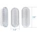 AUEAR 4 Pack Double-Sided Plastic Fingernail Cleaning Brush for Men and Women - Buy Online on GoSupps.com