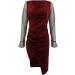 Elegant Hanxiulin Long Evening Dress for Women | Festive Ball & Cocktail Dress in Red - Buy Online on GoSupps.com