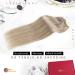 Moresoo Micro Loop Extensions - Real Hair Blond 55 cm Cold Fusion Remy Hair #P18/613 Ash Blonde & Platinum Blonde 50g Microring Extensions - Buy Online on GoSupps.com
