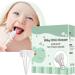 Baby oral cleaner-60/120 flexible baby mund cleaner finger toothbrush baby tongue cleaner tongue and gum shrimp oral care and cleaning for Baby Baok (2PCs/120 pieces.)