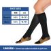 Yiurse Waden Compression Cuff | Breathable Knee Socks for Sports - Perfect for Tennis Running & Yoga | Black Leg Support with Welding Absorption - Buy Online on GoSupps.com