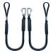 Bungee Dock Line Boat Ropes for Docking Line Mooring Rope with Stainless Steel Clip Accessories for Boats PWC, Built in Snubber, Kayak, Watercraft,SeaDoo,Jet Ski, Pontoon, Canoe, Power Boat 2-Pack