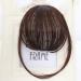 BOKIOESDE Salon-worthy Bangs With These Clip In Hair Extensions Giving Freedom To Rock Bang At Crown Of Head. Bang Effortlessly brownish black - Buy Online on GoSupps.com