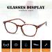 Vecien Reading Glasses 4-Pack | Blue Light Filter | Anti-Eyestrain | 3.5x Magnification | Stylish & Comfortable for Men & Women - Buy Online on GoSupps.com