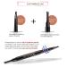 NICEFACE Dark Brown Eyebrow Pencil - Double Ended Precision & Waterproof Brow Makeup | Shop Internationally - Buy Online on GoSupps.com