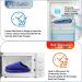 Hilph Ice Pack Slippers - 2 Pack for Foot Injuries | Hot Cold Therapy Gel | Plantar Fasciitis & Arthritis Relief | Chemotherapy & Neuropathy Support - Buy Online on GoSupps.com