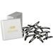 HAARallerliebst hair clips small (20 pieces | black | 4.3cm) including box for storage (box color: white)