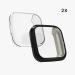 kwmobile Fitbit Versa 2 Case Set - 2 Pack Smart Watch/Fitness Tracker Covers, Black/Transparent - Buy Online on GoSupps.com