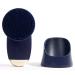 YouthLab SoniGlow, Navy, Silicone Facial Skin Cleansing Brush, Electric, Vibrating, Scrubber, Hygienic, Exfoliation, Massage, Firm, Tone, Blackheads, Pores, Waterproof, Rechargeable, Makeup Removal