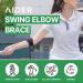 Aider Elbow Support for Tennis & Golf | Anatomical Forearm Brace for Lateral & Medial Epicondylitis - International Shipping - Buy Online on GoSupps.com