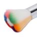 Colorful Travel Kabuki Makeup Brush - Small Silver Cosmetic Tool for Blush & Powder - Perfect for Nail Art Cleaning - Buy Online on GoSupps.com