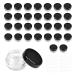 Doduos 30 pieces transparent cream wheels 5ml empty Tiegel With screw cap trip pots Mini plastic jar for cosmetics lip balm cr me ointments powder rhinestones pearls seeds