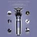 Premium 4 in 1 Electric Razor for Men | Rechargeable Shaver Hair Clippers & Beard Trimmer Ultimate Grooming Set - Buy Online on GoSupps.com