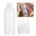 Dioche Root Comb Applicator Bottle - Hair Dyeing Tool with Graduated Scale | 3 Colors - Shampoo & Scalp Treatment Essential (White - Buy Online on GoSupps.com