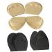 FOMIYES 4 Pairs Forefoot Half Size Pad Shoe Insoles Shoe Pads High Heels Shoe Inserts of Foot Cushions Breathable Forefoot Cushion Shoe Adhesive Pads Floor Mat Knitted Fabric