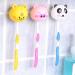 5pcs Cute Cartoon Toothbrush Holder Set for Kids | Animal Shaped Cover & Grip | Manual Toothbrushes | Random Style - Buy Online on GoSupps.com