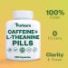 Caffeine Theanine Capsules - 100mg Caffeine + 200mg L Theanine for Energy Focus & Pre Workout | Nootropic Supplement | 120 Day Supply - Buy Online on GoSupps.com