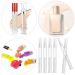 Forynxhwin 10 Pack Empty Nail Oil Pens - Refillable Transparent Brush Pencils for Lip Gloss & Cosmetics - Buy Online on GoSupps.com