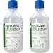 HypaClens Emergency Sterile Saline Solution Eye Wash Bottle (500 ml) - 0.9% Sodium Chloride Solution (Pack of 2) 500 ml (Pack of 2)
