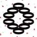 Black Hair Ties 4mm Thick Seamless Ponytail Holders - 100pcs | No Crease Damage Hair Accessories - Buy Online on GoSupps.com